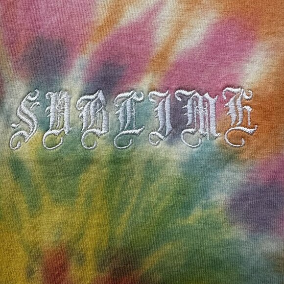 Sublime Embroidered Tie Dye SKa Tshirt Size Medium - Picture 2 of 4